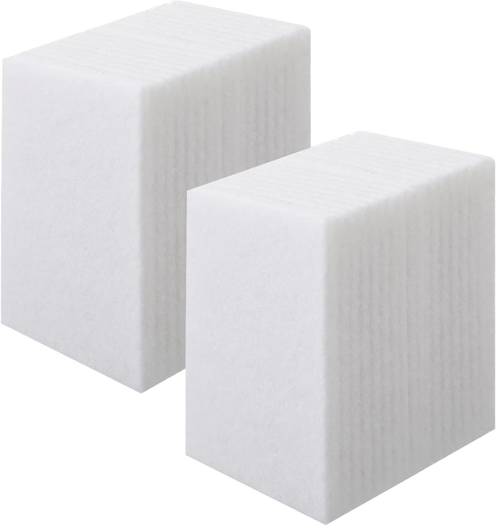 Hoolerry 40 Pcs White Scrub Pads Light Duty Scouring Non Woven Pad Non Scratch Abrasive Hand Multipurpose Scouring Sponge Multi Surface Scrubber Pads for Cleaning Polishing Home(4 x 6 Inch,White)