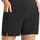 baleaf Women's 3''/ 5"/ 7" Quick Dry High Waisted Swim Board Shorts UPF 50+ Swimsuit Bottom Trunks with Liner L