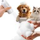 Upgraded Dog Cleaning Foam Machine, 2-in-1 Mode Dog Shampoo Sprayer, Mixed Soap Dispenser, for Pet Washing Irrigated Lawn Patio Car Cleaning (Supplies for Dog Cat Puppy Children)