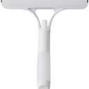 3 x Shower Squeegee for Glass Doors All-Purpose Window Squeegee for Tile Shower Walls Mirror Bathroom Car Window Cleaning (White)
