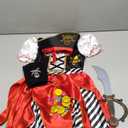 Lingway Toys Girls Deluxe Pirate Costume,Buccaneer Princess Dress for Kids Toddler ,7-8years