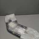 LuckIn Handrails for Outdoor Steps, 1 to 3 Steps Outdoor Handrail Wall Mount 26 Inch, Stair Railing for Kids, Elderly, Pregnant Women, U Shaped & Matte Black, Easy Installation, for Garden, Garage