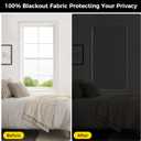 UNISHADES no Drill Cordless Roman Shades for Windows, 31" W 64" H - 100% Blackout - Linen - Mist White