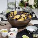 Mud Pie Stoneware Ramekin Set, Cream, ramekin 2" x 3" dia | spoon 4 1/2"