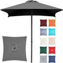 Trenovo 4.9 ft Patio Umbrella - Small Outdoor Table Umbrella with 4 Reinforced Ribs, UV Protection & Waterproof Pool Umbrella for Deck, Balcony, Garden, Lawn, Backyard, Market