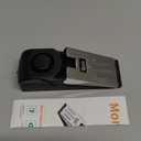 Door Stop Alarm, Door Stopper with 120DB Security Alarm, Floor Wedge Doorstop for Travel Apartment Home House (Pack of 1) (Black)