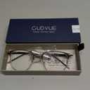 GUDVUE Blue Light Glasses, Computer/Gaming/TV/Phones Glasses for Women/men, Anti Glare/UV400/Eye Strain, Rose Gold