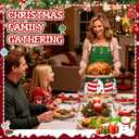 10 Pcs Christmas Aprons Adjustable Kitchen Cooking - Xmas Holiday Baking Baking Party Supplies (Elf)