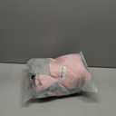 SUNFURA Dog Jacket, Large Dog Coat with Harness Built in, Warm Pet Winter Jacket Zippered Snow Coat with Furry Collar, Waterproof Fleece Snowsuit for French Bulldog, Pink L