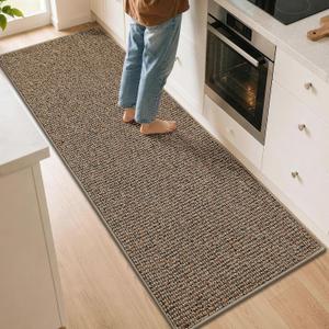 BEQHAUSE Kitchen Runner Rugs 31"x96", Kitchen Mats for Floor, Taupe