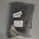 Thgonwid Unstuffed Moroccan Faux Leather Pouf Ottoman with Storage - Handmade Boho Chic Multi-Use Footrest for Living Room, Bedroom, Patio - Round Ethnic Floor Cushion & Decorative Accent, Black&White