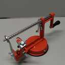Apple Peeler Corer, Long lasting Chrome Cast Magnesium Alloy Apple Peeler Slicer Corer with Stainless Steel Blades and Powerful Suction Base for Apples and Potato(Red)