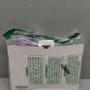 BERON Pink Ombre Blue Long Wavy Wig for Women Girls Two Tone Middle Part Curly Heat Resistant Synthetic Wigs Cosplay Costume Party Daily Wig