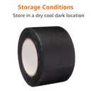 Amazon Basics No Residue, Non-Reflective Gaffers Tape for Photography and Filming, Removable Strong Adhesive for Cords, 3 inch x 90 feet, Black