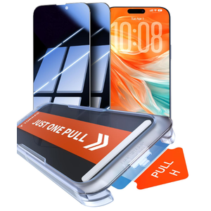 TORRAS Uncrackable 9H+ for iPhone 17 Pro Max Privacy Screen Protector [ 12FT MilitaryGrade Anti Shatter] [Top 25° Anti Spy, Data Protection] Full Coverage Tempered Glass, 2Pack 6.9"