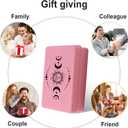 6-Piece Nail Clipper Set with Nail File, Tweezers and ingrown toenail Removal kit Travel Nail kit for Men and Women (Moon Pink)