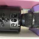 BONAOK Karaoke Microphone for Kids & Adults  Bluetooth Microphones Singing Mic with Disco Lights, Echo Effect, Builtin Speaker Portable Karaoke Player for Party Travel Gifts Q78(Black)