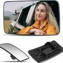 Lower Driver Side Mirror Compatible with Ford F150 2013-2014, F250 F350 F450 F550 2008-2016, F650 F750 2016-2019 Super Duty Pickup Truck - Left Side Mirrors