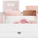 Wisuce Bamboo Mail Organizer Countertop Desktop with Drawer - Desk File Organizer for Office Supplies All-in-One Desk File Drawer with Pencil Holder for Paper Letter Envelope Bill (1 White)