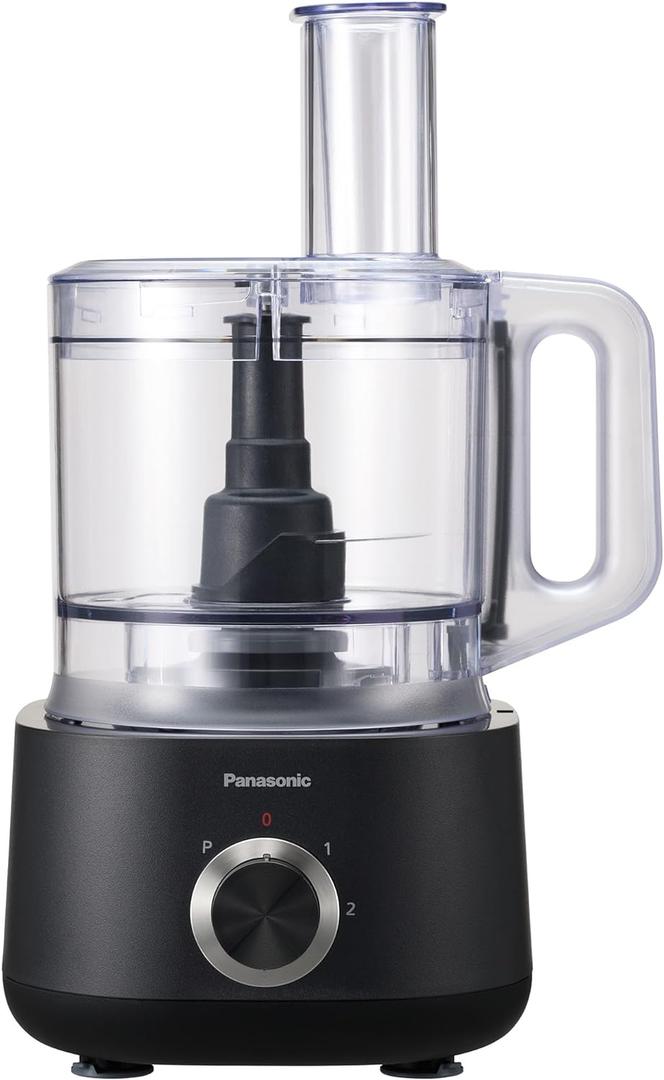 Panasonic Food Processor, Electric Vegetable Chopper for Speedy Food Prep, 5 Attachments to Shred, Whip, Mince, Chop, Grind, Knead, Shred, and Slice, with 10-cup Bowl Capacity - MK-F511