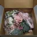 Serwalin 9.8 Inch Wedding Bouquets for Bride Bridesmaid, Dusty Pink Peonies Bridal Bouquets for Bride, Wedding Flowers Bouquet Tossing Bouquet, Wedding Ceremony and Anniversary Day Decor