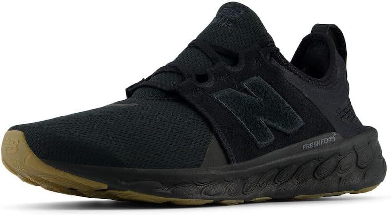 New Balance Men's Fresh Foam X Cruz Artisan V3 Shoes (13, Black/Black/Gum 020)