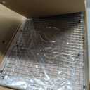 27.5 in. x 15.5 in. Centre Drain Sink Protector with Supersoft Silicone Feet in 304 Grade Stainless Steel