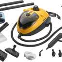 Wagner Spraytech 0282014 915e On-Demand Steam Cleaner & Wallpaper Removal, Multipurpose Power Steamer, 18 Attachments Included (Some Pieces Included in Storage Compartment) For Floor (915 Steam)