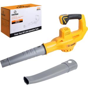 FAVOIC 20V Cordless Leaf Blower, 150 MPH, 2-Speed, 180 CFM, Compatible with DeWalt 20V Max Battery (TOOL BARE), Handheld, Lightweight, Powerful, Ideal for Leaves, Dust, Light Snow, and Outdoor Cleanup