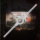 1-3/4 Inch/ 45mm Round Die Handle Wrench, Adjustable Die Wrench Handle, Heavy Duty Threading Die Handle (Metric, M16-M20)