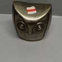 Owl Statue Metal Art Sculpture Handmade Antique Decorative Brass Collectible Figurine for Home Decoration