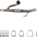 Exhaust Front Y-Pipe Flex Pipe Direct Fit Compatible With 2011-2013 Honda Odyssey 3.5L