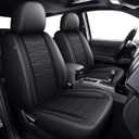 Seat Covers Fit for Tacoma:2005-2023 - Full Set Car Seat Covers Compatible with Toyota Tacoma - Truck Pickup Double/Crew Cab SR SR5 TRD Sport TRD Off-Road PreRunner Trims (5 Seats,Black)