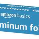 Amazon Basics Aluminum Foil for Everyday Use, Cooking and Wrapping, 250 Sq Ft, Pack of 1 (Previously Solimo)