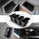 EDBETOS Atlas Door Side Storage Box Handle Container Compatible with 2018-2023 VW Atlas/Atlas Cross Sport Accessories, ABS Inner Door Handle Organizer Phone Pocket Insert Tray Glove Pallet, 4PCS Set