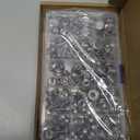 Stainless Steel Snaps, 210Pcs Marine Grade 15mm Snap Button Mixed with Screws & Press Stud Buttons, for Boat Canvas/Cover/Carpet/Cushion/Leather/Upholstery Snaps Replacement