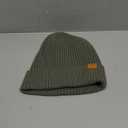 100% Merino Wool Cuff Beanie Hat, Unisex Warm Winter Caps Soft, Breathable & Cozy Stretchy Knitted Cuffed Cap (One Size, Absinthe Green)