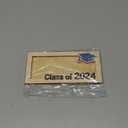 Graduation Money Holder Card, Class of 2024 Gifts Wooden Money Holder Graduation Money Gift Frame Holder Graduation Cash Card Box Envelope for High School Senior College (Blue), Medium