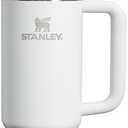 STANLEY Quencher H2.0 Tumbler with Handle and Straw 30 oz | Flowstate 3-Position Lid | Cup Holder Compatible for Travel | Insulated Stainless Steel Cup | BPA-Free | Frost