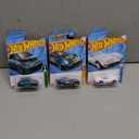 2023 HOT WHEELS HW GREEN SPEED FIAT 500e, Hot Wheels 2024 Mainline EL SEGUNDO COUPE 51/250, Hot Wheels ['72 Chevy Stingray Convertible] "White" 2024, Pack of 3