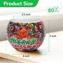 3D Puzzles Flower Pots,80-Piece Puzzles for Adults and Kids,Small,Cactus Decor,Succulent Planters Pots for Indoor,Plant Gifts for Plant Lovers