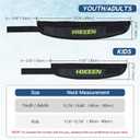 Hikeen Hockey Neck Guard,Premium Cut Resistant Protection,Adjustable & Soft Neck Protector,Optimal Safety Ice Hockey Protection Equipment