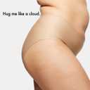 LEAKPROOF2.0 Seamless Mid Rise Brief Period Underwear for Women | Period Panties Holds 6 Tampons | Leak Proof Incontinence Underwear (S/M, 3-Beige)