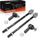 A-Premium Set of 4, Front Inner & Outer Tie Rod End Kit, Compatible with Ford Transit Connect 2010 2011 2012 2013