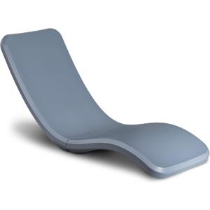 Coast Modern in Pool Lounge Chair - Waterproof & Weighted Chaise Lounger - Outdoor Pool Furniture for Patio or in Baja Shelf - Stone Blue