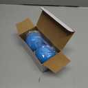 5BILLION FITNESS Peanut Massage Ball - Double Lacrosse Massage Ball & Mobility Ball for Physical Therapy - Deep Tissue Massage Tool for Myofascial Release, Muscle Relaxer, Acupoint Massage (Blue-hard)