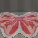 Pink Bow Bathroom Rug, Soft Tufted Plush Washable Non-Slip Kawaii Bow Bath Mat, Bedroom Kitchen Floor Door Mat for Home (1'8" x 2'8" (Rectangular))