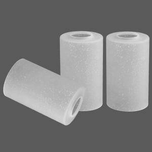 3 Pack Frosted Seeded Glass Cylinder Lamp Shade, Light Fixture Replacement Globe Cover for Chandelier Pendant Light Wall Sconce, 1 5/8 Inch Fitter