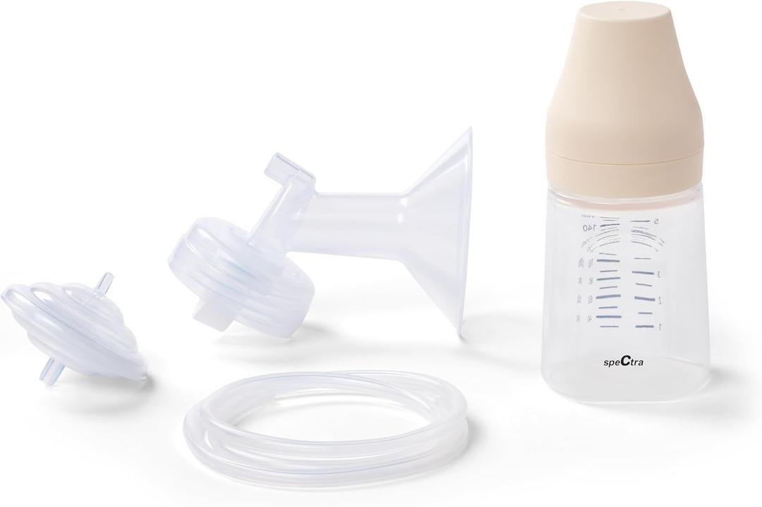 Spectra - Premium Breast Milk Pump Accessory Kit with Baby Bottles - Medium 24mm - Breast Pump Accessories