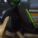 Greenworks 60V 21 Cordless (Push) Lawn Mower (LED Lights + Aluminum Handles), 5.0Ah Battery and Rapid Charger